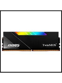 TWINMOS 16GB 6000MHz DDR5 CL36 RGB Desktop Siyah Ram (Soğutuculu) TMD516GB6000URGB36B
